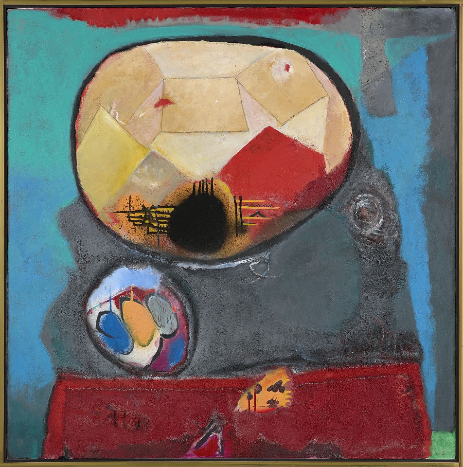 Enrico Donati, Ensemble Rouge, 1992
Oil and mixed media on canvas, 36 x 36 in. (91.4 x 91.4 cm)
DON-00001