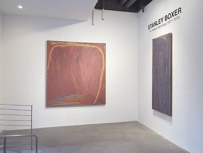Stanley Boxer | The Ribbon Paintings (1971-1976) - Installation View