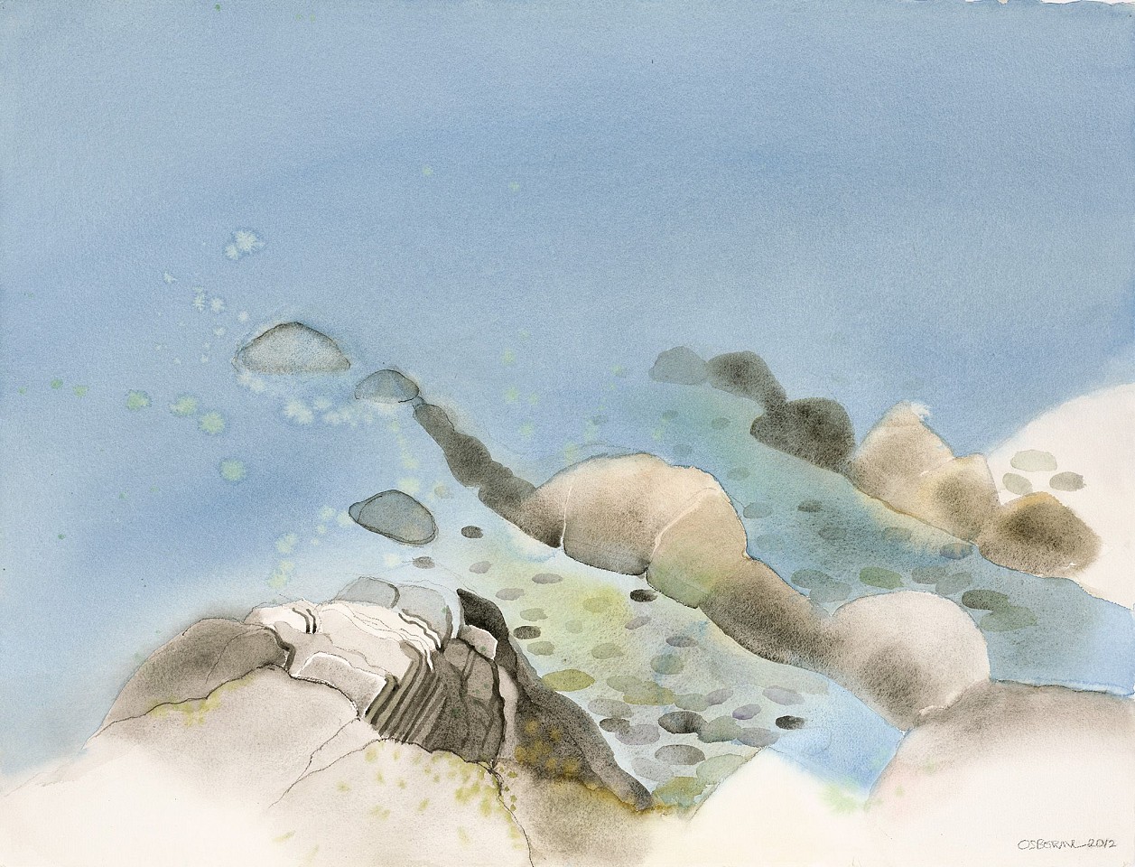 Elizabeth Osborne, Nova Scotia II, 2012
Watercolor on paper, 22 1/2 x 30 in. (57.1 x 76.2 cm)
OSB-00082
