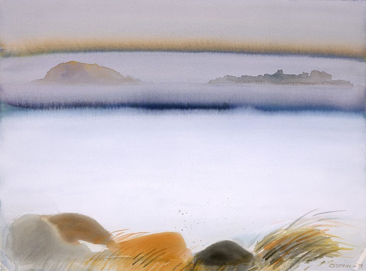 Elizabeth Osborne, Morning Mist, 2016
Watercolor and acrylic on paper, 22 1/2 x 30 in. (57.1 x 76.2 cm)
OSB-00092
