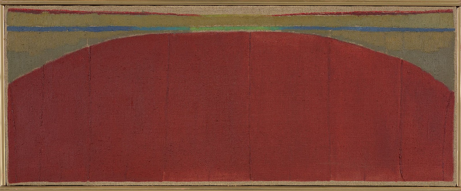 Stanley Boxer, Wintergolden, 1971
Oil on linen, 11 x 28 in. (27.9 x 71.1 cm)
BOX-00111