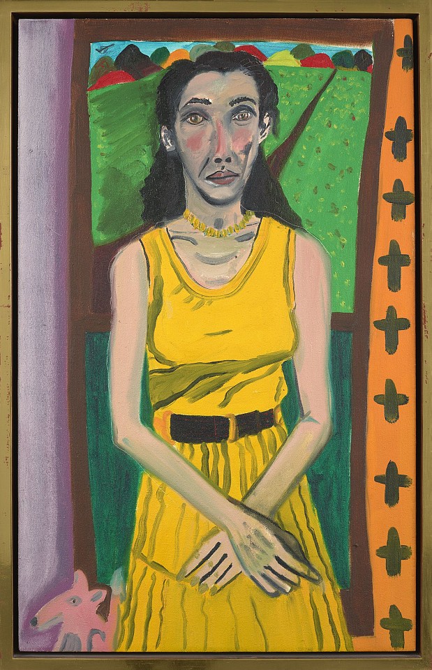 Frederick J. Brown, Maggie, 1982
Oil on linen, 40 1/4 x 25 in. (102.2 x 63.5 cm)
BROW-00079