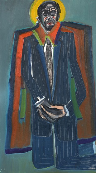 Frederick J. Brown, Magic Man, 1985
Oil on linen, 64 x 36 3/8 in. (162.6 x 92.4 cm)
BROW-00080
