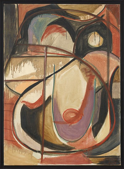 Judith Godwin, Nucleus IV, 1950
Oil on canvas, 50 x 36 in. (127 x 91.4 cm)
GOD-00019