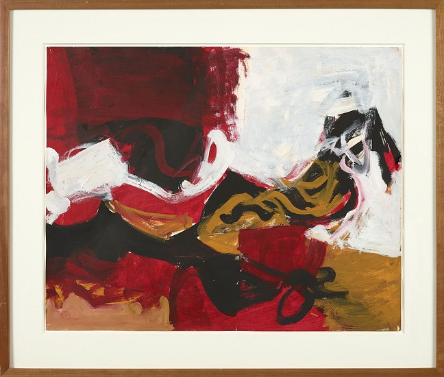 Charlotte Park, Untitled (Black, White, Red, and Brown III) | SOLD, c. 1955
Gouache on paper, 22 1/2 x 28 1/2 in. (57.1 x 72.4 cm)
PAR-00044