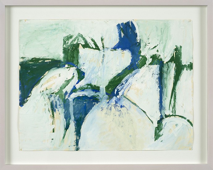 Charlotte Park, Untitled (Blue, Green, and White) | SOLD, c. 1955
Gouache on paper, 18 x 24 in. (45.7 x 61 cm)
PAR-00053