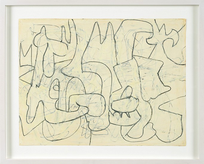 Charlotte Park, Untitled, c. 1958
Gouache and oil crayon on paper, 18 x 24 in. (45.7 x 61 cm)
PAR-00460