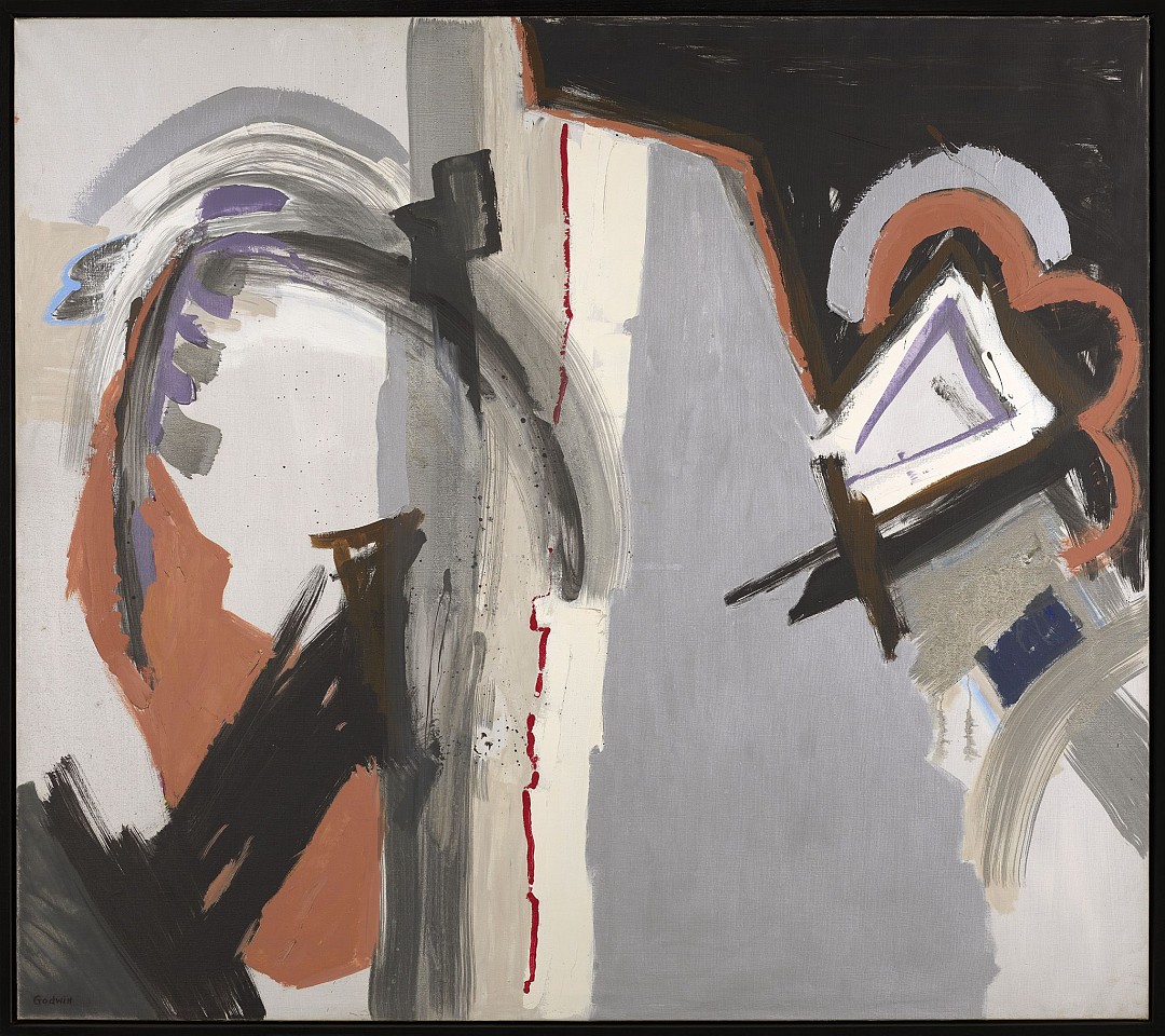Judith Godwin, Monolith, 1987
Oil on canvas, 60 x 68 in. (152.4 x 172.7 cm)
GOD-00062