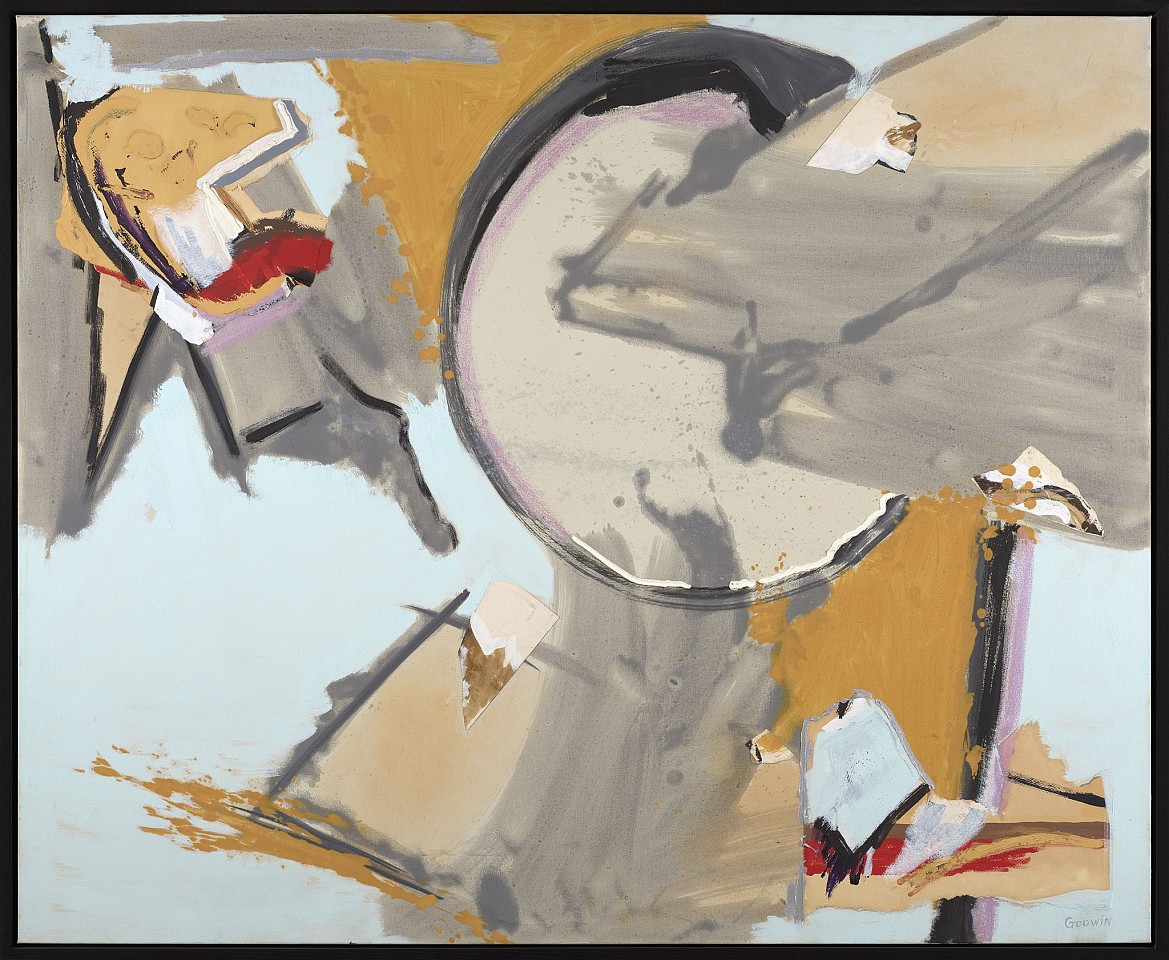 Judith Godwin, Orbit, 1993-94
Oil and mixed media on canvas, 54 3/16 x 66 3/16 in. (137.6 x 168.1 cm)
GOD-00064