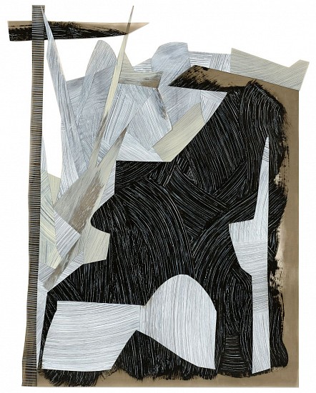 Nanette Carter, Black and White #2, 2021
Oil on Mylar, 25 x 18 1/2 in. (63.5 x 47 cm)
CAR-00048