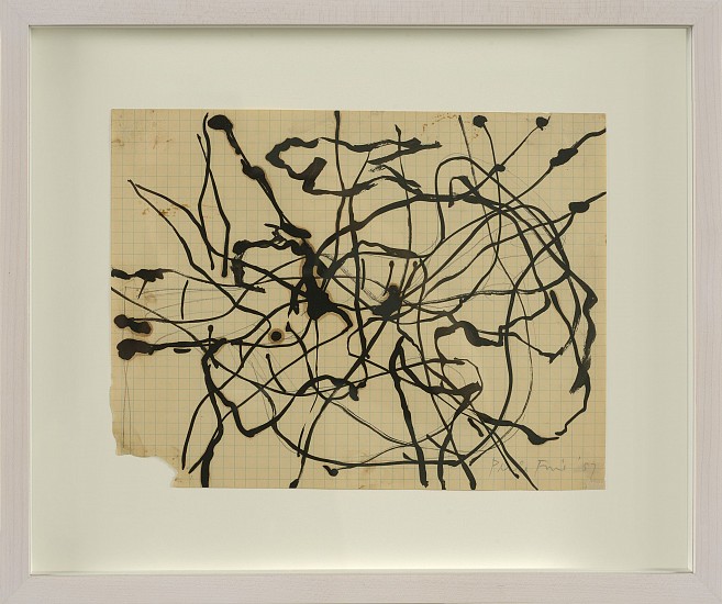 Perle Fine, Untitled, 1957
Oil on graph paper, 11 x 8 1/2 in. (27.9 x 21.6 cm)
© A.E. Artworks
FIN-00123