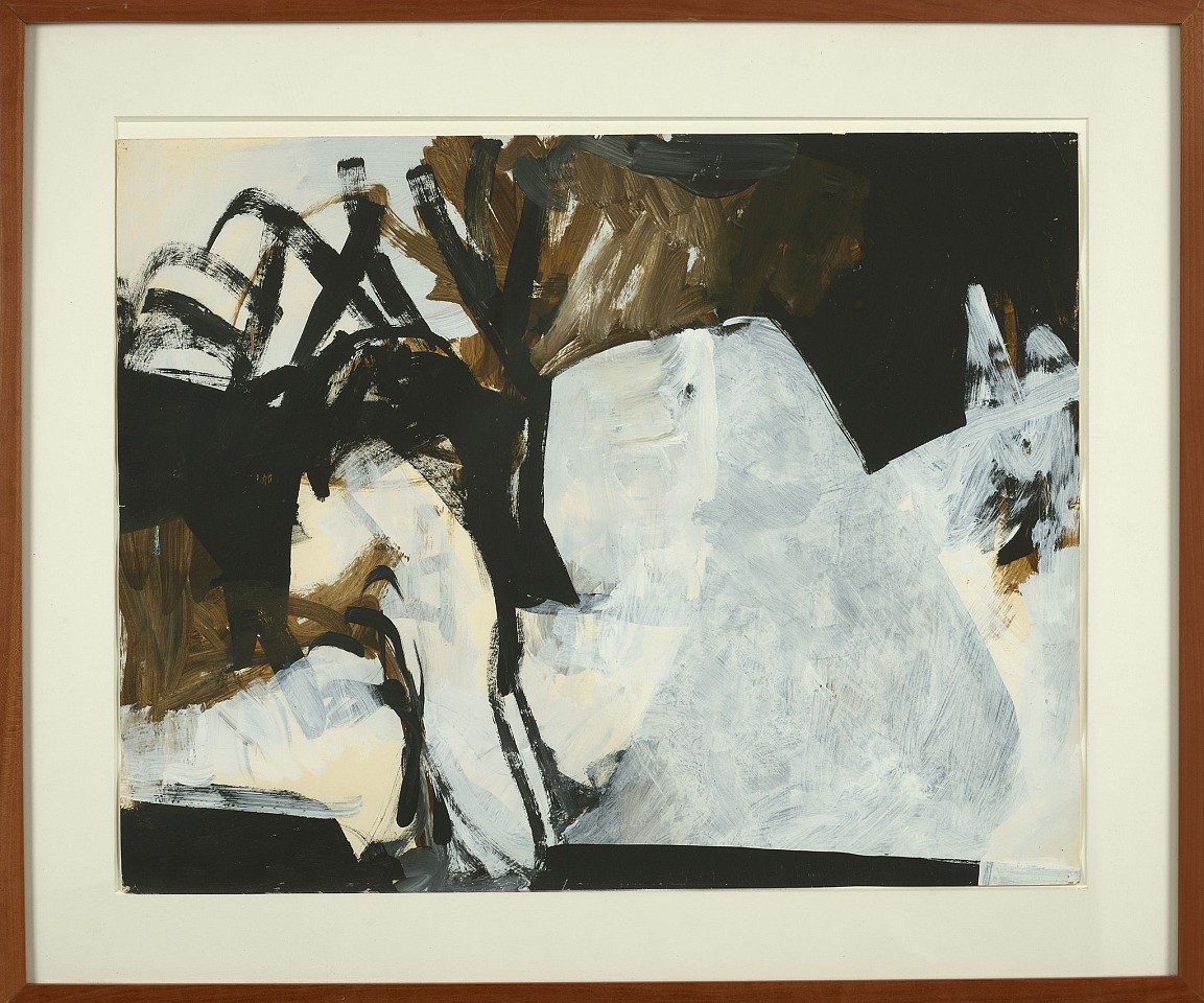 Charlotte Park, Untitled (Black, White, and Brown IV), c. 1955
Gouache on paper, 22 1/2 x 28 1/2 in. (57.1 x 72.4 cm)
PAR-00051