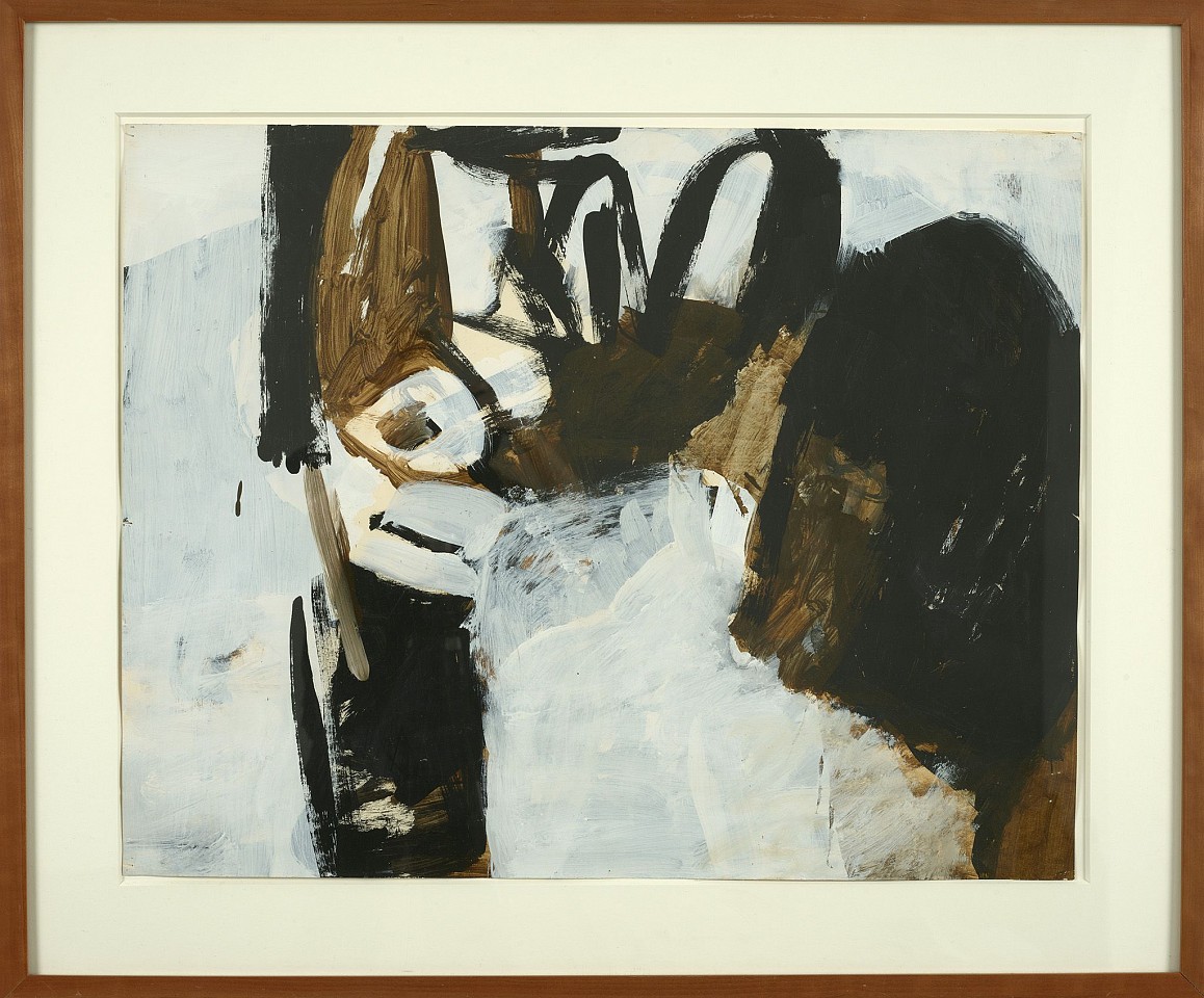 Charlotte Park, Untitled (Black, White and Brown II), c. 1955
Gouache on paper, 22 1/2 x 28 1/2 in. (57.1 x 72.4 cm)
PAR-00025