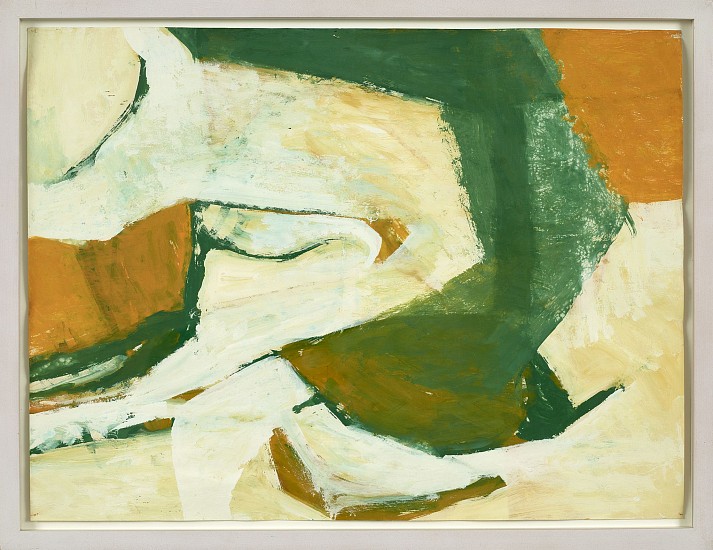 Charlotte Park, Untitled (Green, Yellow, and White), c. 1955
Gouache on paper, 18 x 24 in. (45.7 x 61 cm)
PAR-00052