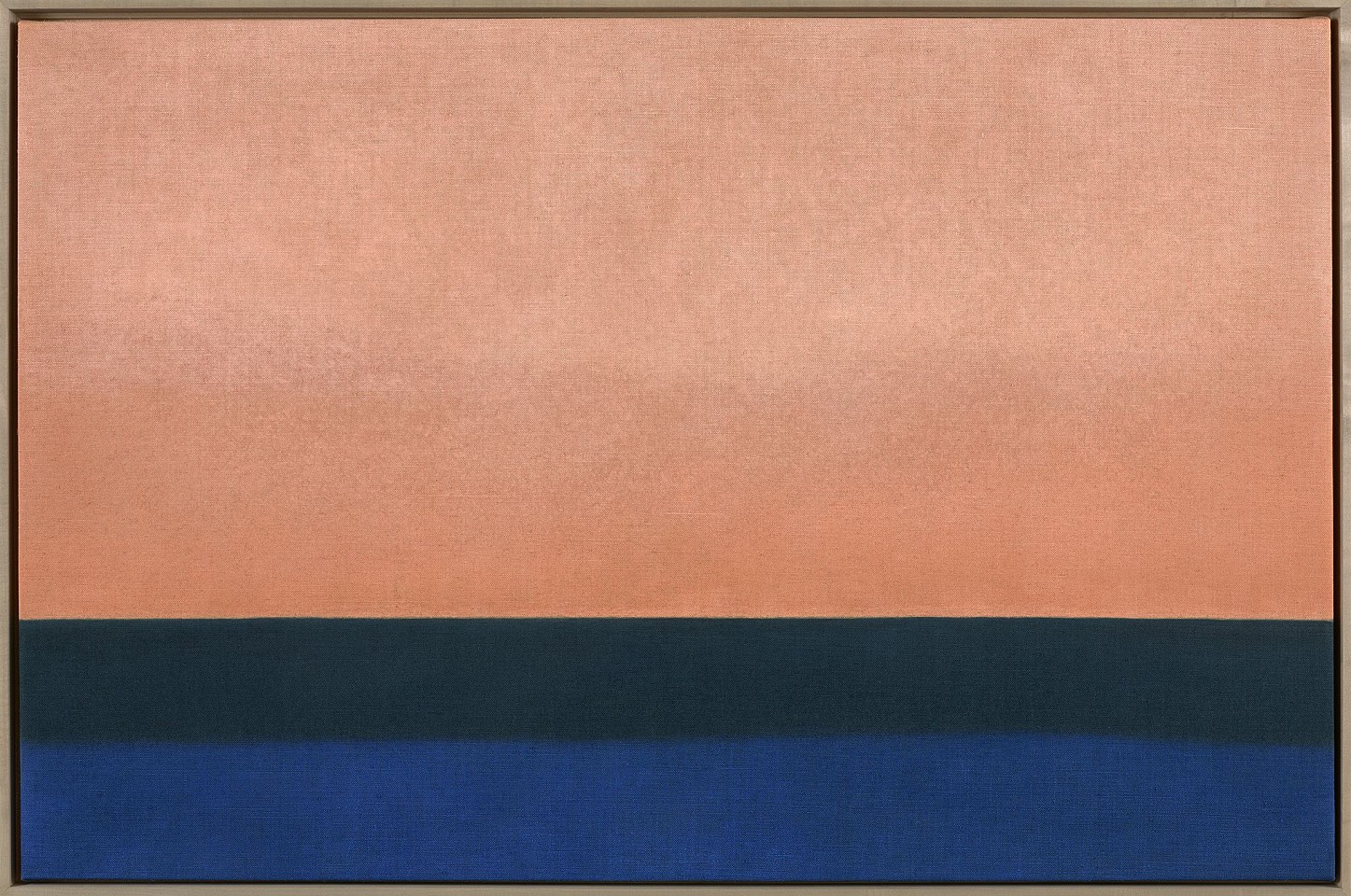 Susan Vecsey, Untitled (Coral / Indigo) | SOLD, 2022
Oil on linen, 38 x 58 in. (96.5 x 147.3 cm)
VEC-00233