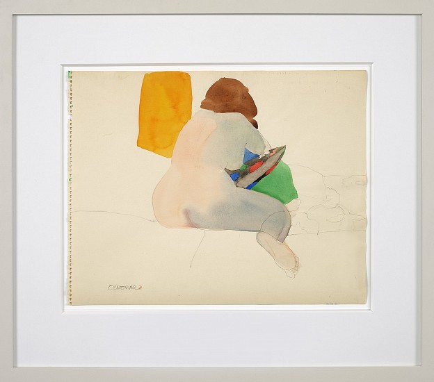 Elizabeth Osborne, Nude with Pillow, 2002
Watercolor and graphite on paper, 11 x 14 in. (27.9 x 35.6 cm)
OSB-00074
