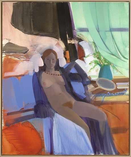 Elizabeth Osborne, Nude: Ginger Maitland, 1966
Oil on canvas, 72 1/4 x 60 in. (183.5 x 152.4 cm)
OSB-00111