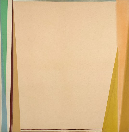 Larry Zox, Open White, c. 1974
Acrylic on canvas, 59 x 58 1/8 in. (149.9 x 147.6 cm)
ZOX-00011
