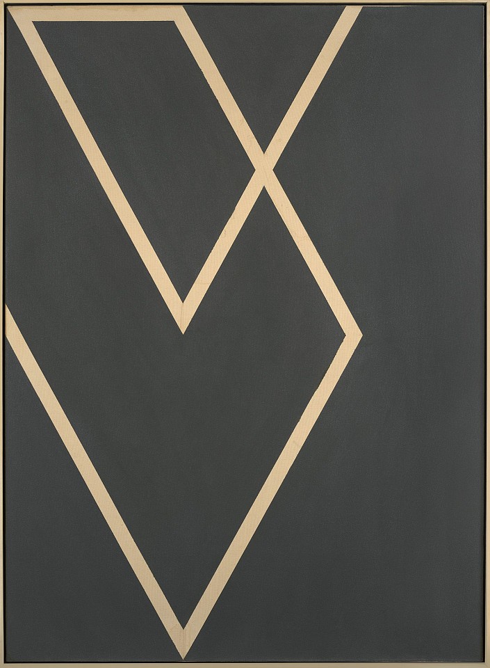 Larry Zox, Cordova Diamond Drill, 1967
Acrylic on canvas, 66 x 48 in. (167.6 x 121.9 cm)
ZOX-00012