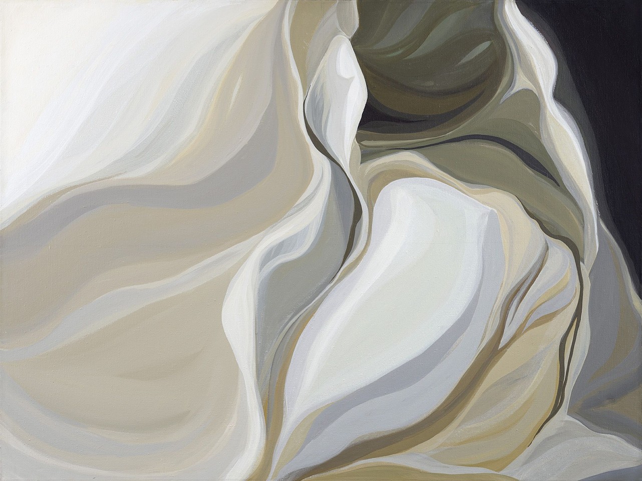 Lilian Thomas Burwell, Arctic Flow | SOLD, 1983
Acrylic on linen, 36 x 48 in. (91.4 x 121.9 cm)
BUR-00009