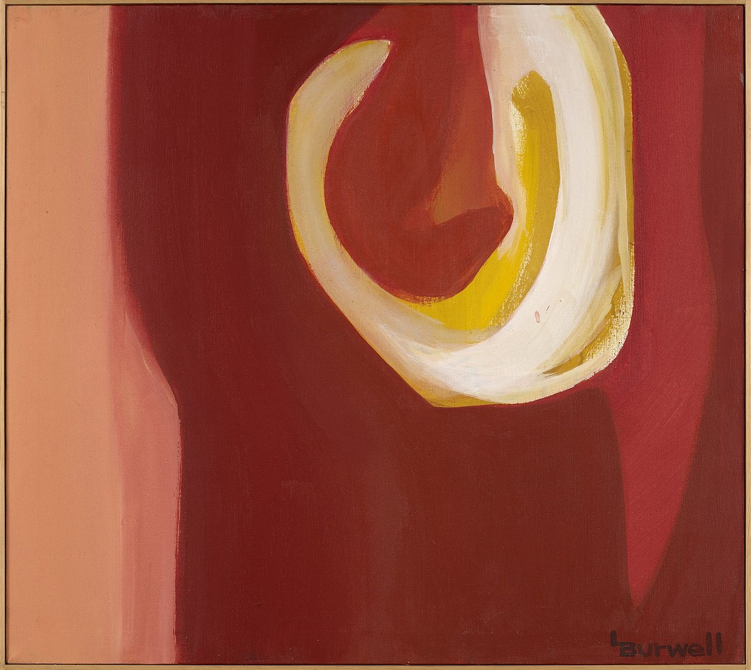 Lilian Thomas Burwell, Red Anatomy, 1969
Oil on canvas, 34 x 38 1/2 in. (86.4 x 97.8 cm)
BUR-00012