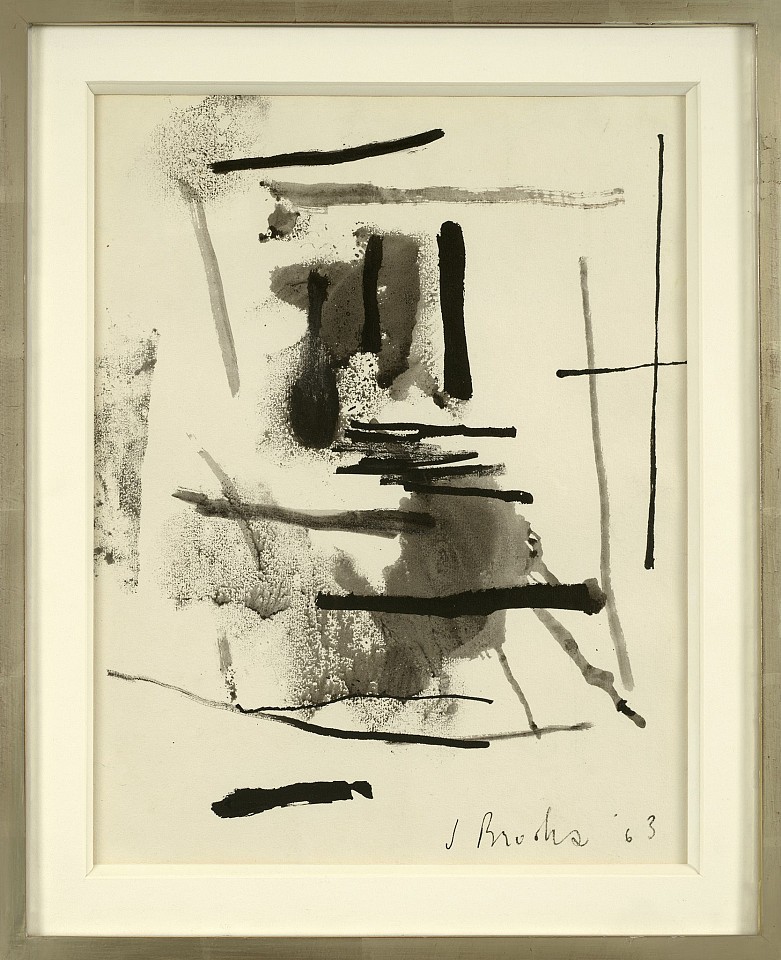 James Brooks, #4 (Drawing), 1963
Ink on paper, 15 x 12 in. (38.1 x 30.5 cm)
BRO-00010