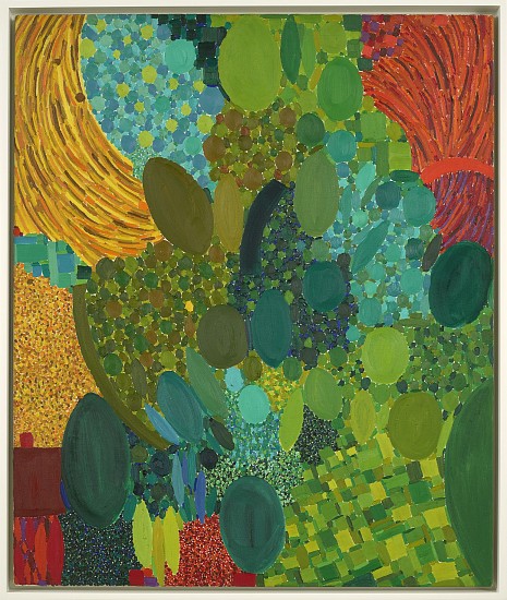Lynne Drexler, Smoked Green | SOLD, 1967
Oil on canvas, 40 x 33 3/4 in. (101.6 x 85.7 cm)
DREX-00034