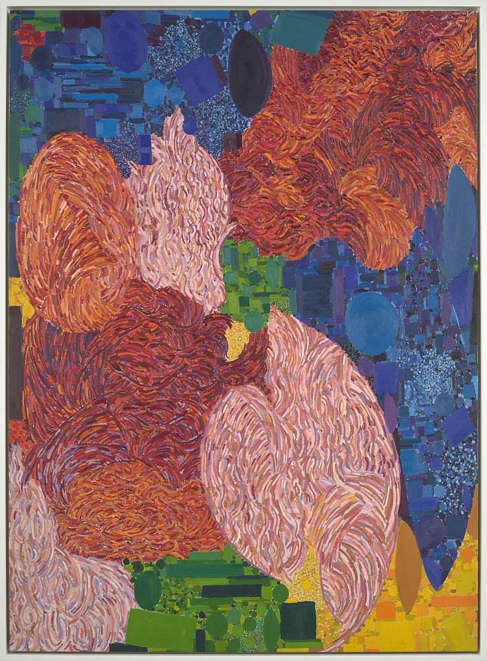 Lynne Drexler, A Blossom | SOLD, 1967
Oil on linen, 68 x 49 3/4 in. (172.7 x 126.4 cm)
DREX-00074