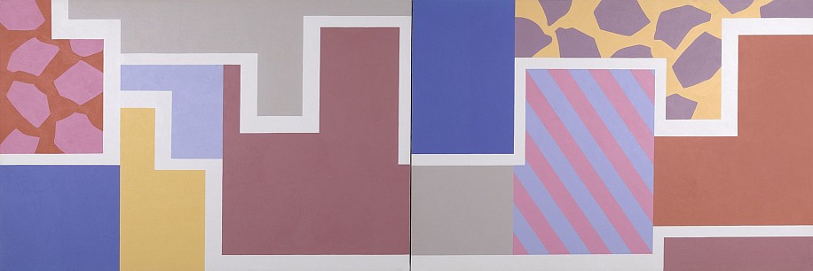 Mary Dill Henry, Shalimar, 1984
Acrylic on canvas, 48 x 144 in. (121.9 x 365.8 cm)
MHEN-00086