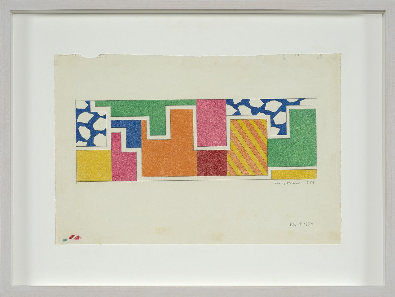 Mary Dill Henry, Untitled (December 4), 1984
Prismacolor and graphite on paper, 9 1/2 x 14 1/4 in. (24.1 x 36.2 cm)
MHEN-00170