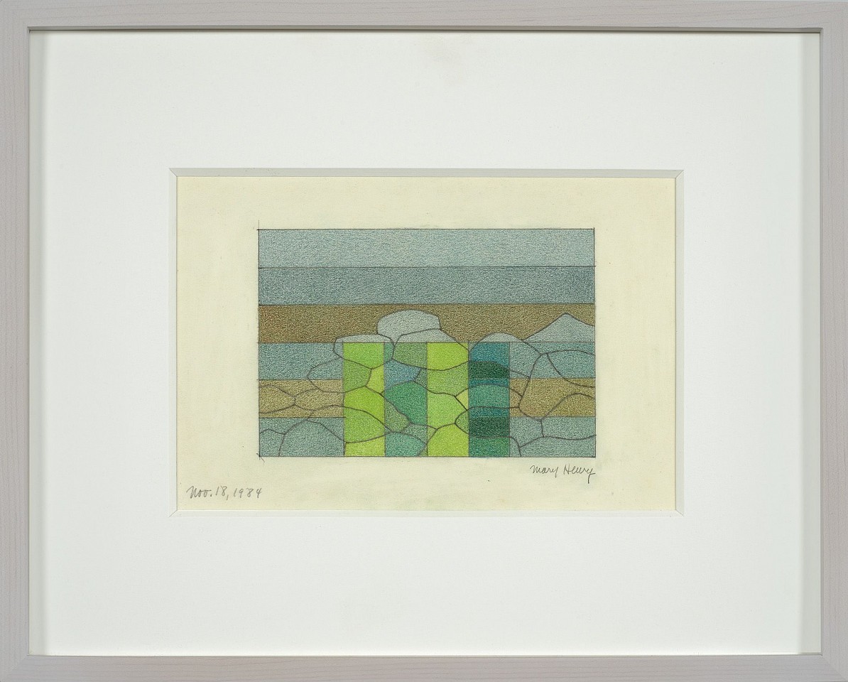 Mary Dill Henry, Untitled (November 18), 1984
Prismacolor and graphite on paper, 7 x 10 in. (17.8 x 25.4 cm)
MHEN-00171
