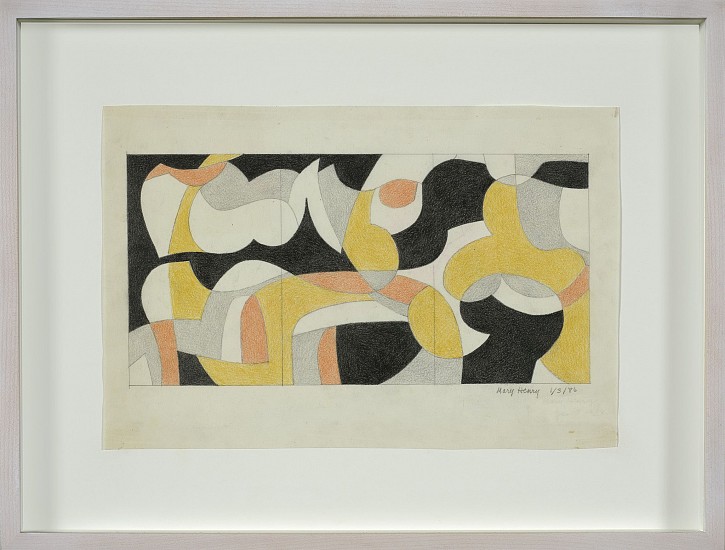 Mary Dill Henry, Untitled (January 3), 1986
Prismacolor and graphite on paper, 9 x 13 1/2 in. (22.9 x 34.3 cm)
MHEN-00172