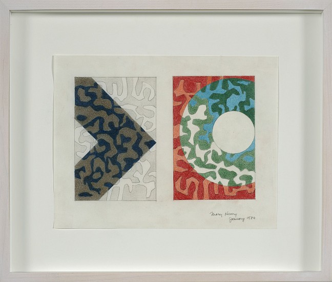 Mary Dill Henry, Untitled (January), 1986
Prismacolor and graphite on paper, 8 1/2 x 11 in. (21.6 x 27.9 cm)
MHEN-00175