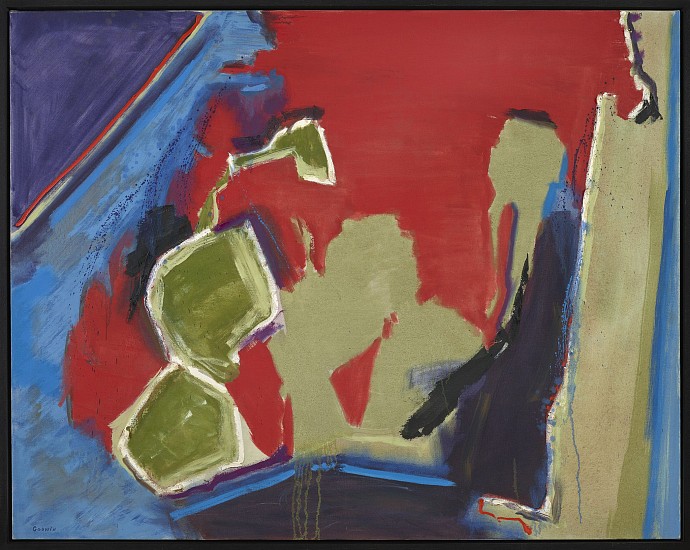 Judith Godwin, Green for Danger, 1982
Oil on canvas, 52 1/8 x 66 1/8 in. (132.4 x 168 cm)
GOD-00058
