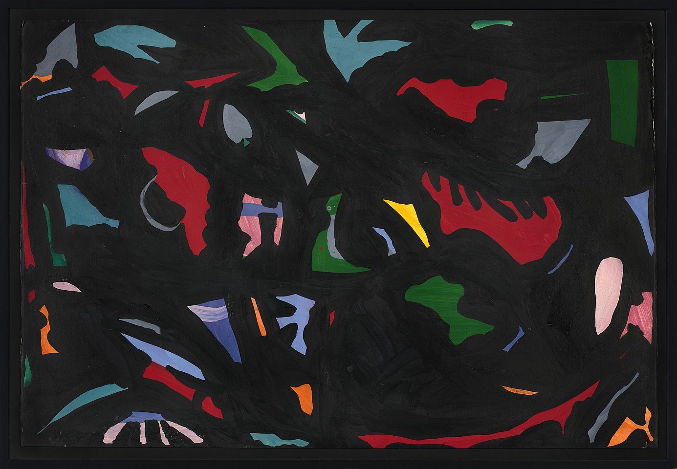 Rochelle Caper, Untitled, c. 1980 -1990
Oil on paper, 29 3/4 x 44 in. (75.6 x 111.8 cm)
RCAP-00004