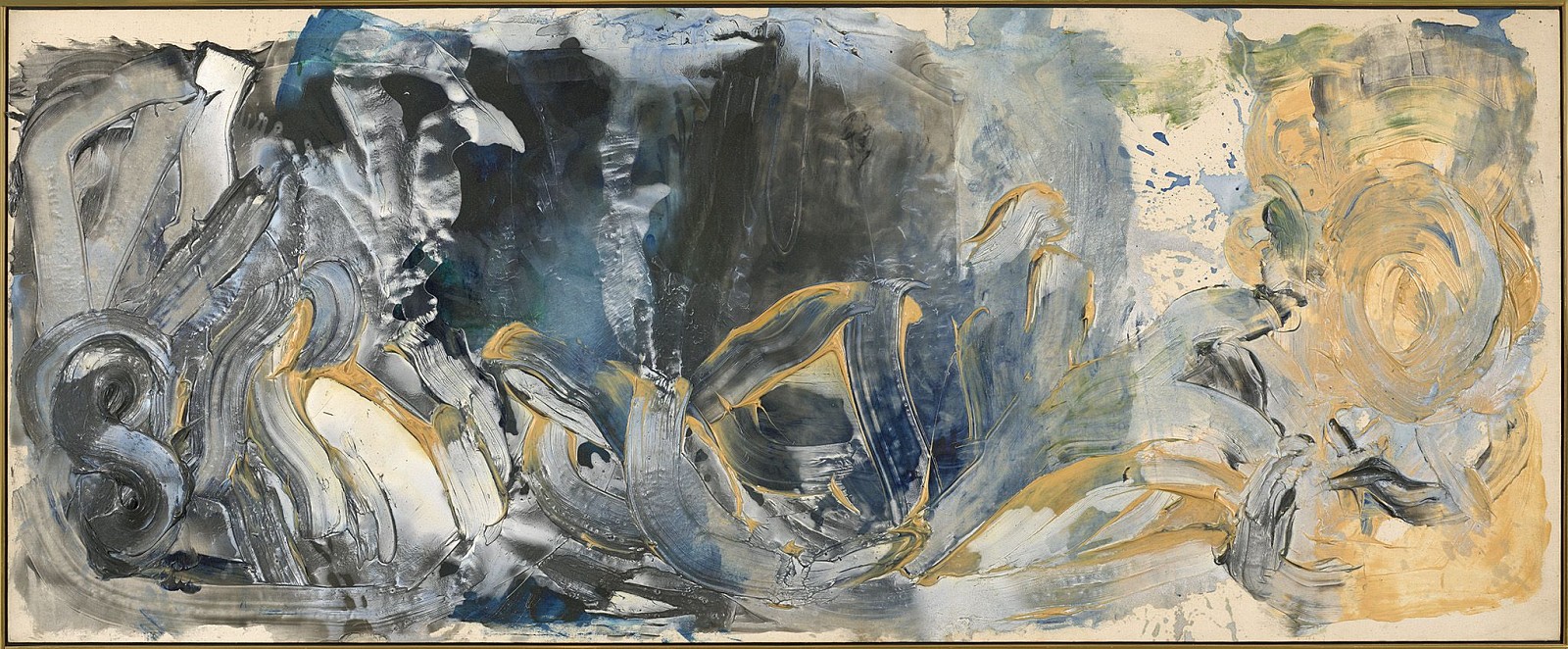 James Walsh, BENTHIC, 1986
Acrylic on panel, 46 x 113 in. (116.8 x 287 cm)
WAL-00072