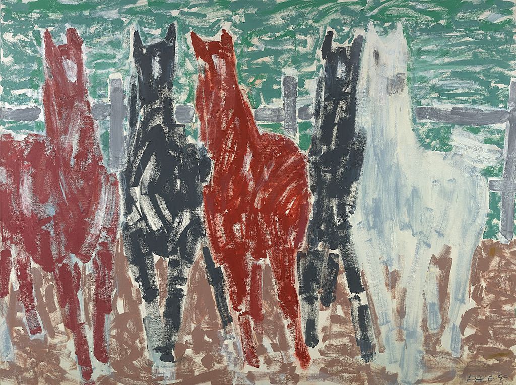 Stephen Pace, Untitled (horses), 1999
Oil on canvas, 72 x 96 in. (182.9 x 243.8 cm)
PAC-00278
