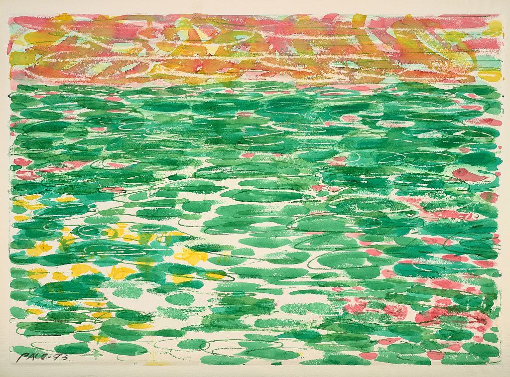 Stephen Pace, Sunset, Lily Pond, 1993
Watercolor on paper, 22 x 30 in. (55.9 x 76.2 cm)
PAC-00264
