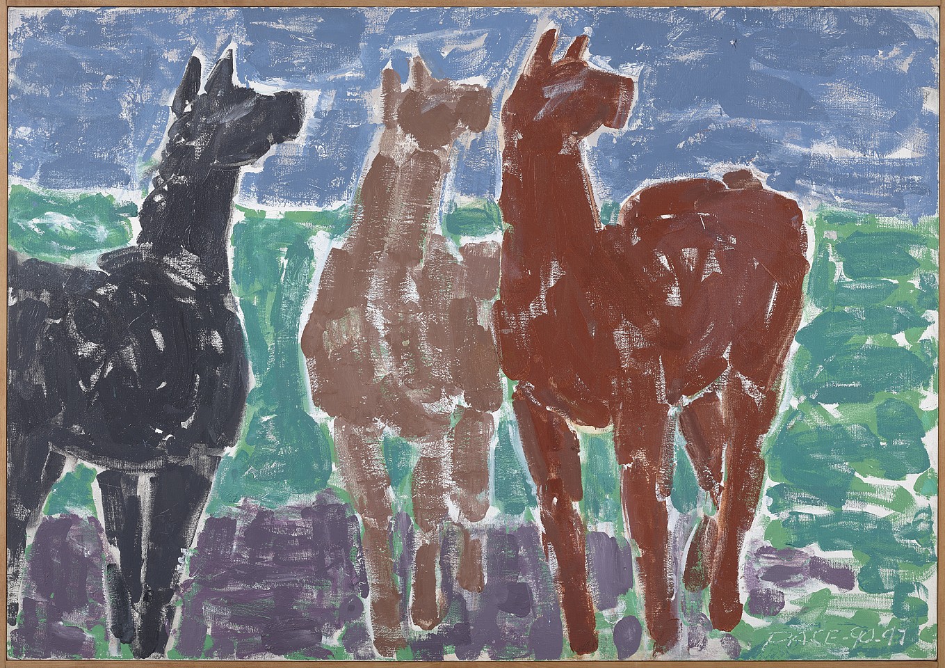 Stephen Pace, Black Horse/Brown Horse, 1990-98
Oil on canvas, 42 x 60 in. (106.7 x 152.4 cm)
PAC-00233