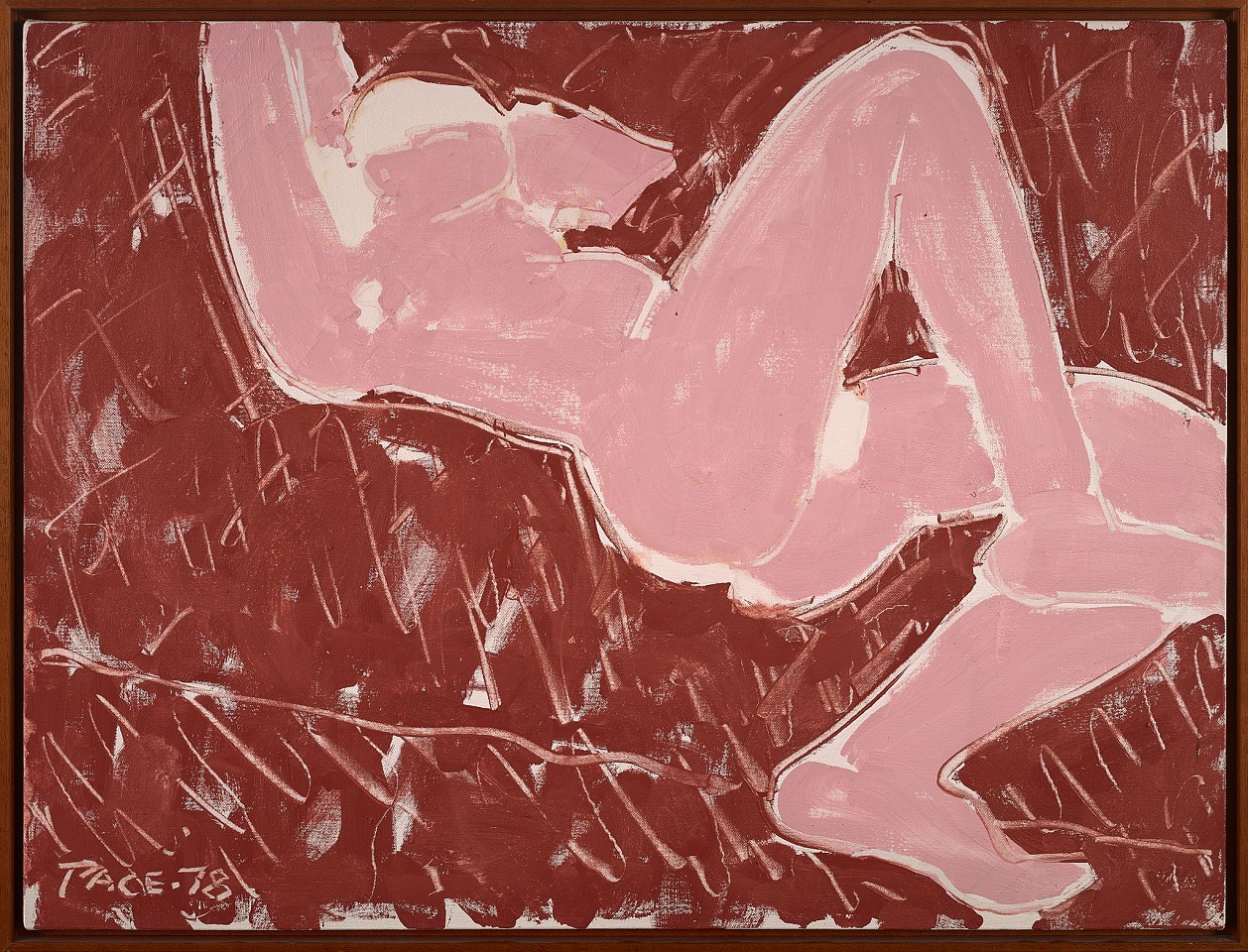 Stephen Pace, Reclining Pink Nude on Terra Cotta, 1978
Oil on canvas, 24 x 32 in. (61 x 81.3 cm)
PAC-00190