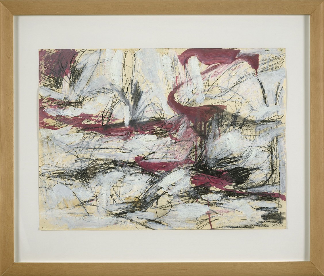 Mary Abbott, Mahogany Road | SOLD, c. 1960
Oil, pencil, and crayon on paper, 22 x 30 in. (55.9 x 76.2 cm)
ABB-00014