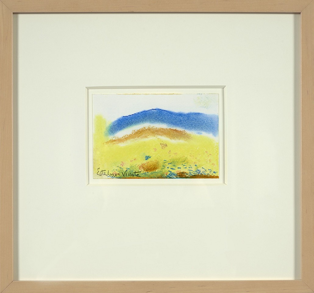 Esteban Vicente, Untitled, 2000
Pastel on paper, 4 x 6 in. (10.2 x 15.2 cm)
VIC-00004