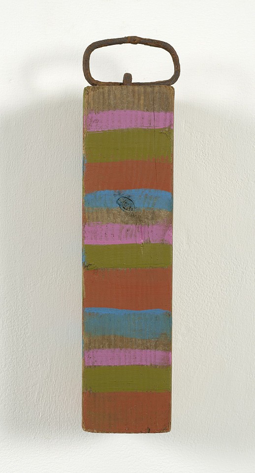 Betty Parsons, Untitled, c. 1970
Acrylic on wood, 17 x 3 1/2 x 3 1/2 in. (43.2 x 8.9 x 8.9 cm)
PARS-00012