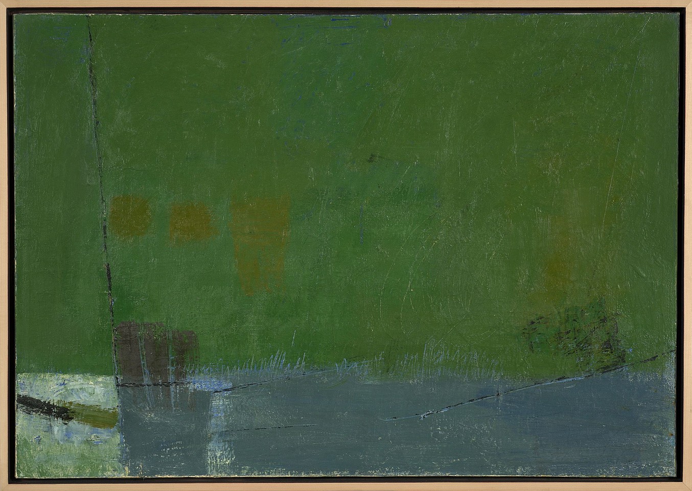 Irene Pattinson, Spring Rain, 1959
Oil on canvas, 28 x 40 in. (71.1 x 101.6 cm)
PAT-00001