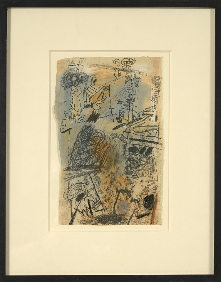 Ynez Johnston, Untitled, 1960
Mixed media on paper, 10 5/8 x 6 3/4 in. (27 x 17.1 cm)
YJO-00006