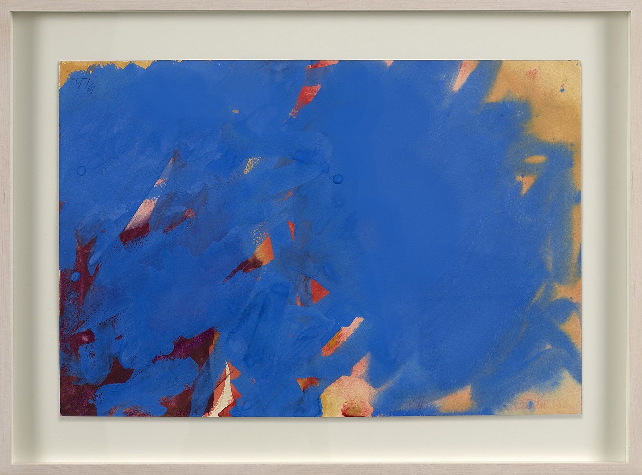 Yvonne Thomas, Through Blue | SOLD, 1961
Gouache on paper, 15 x 22 in. (38.1 x 55.9 cm)
THO-00083