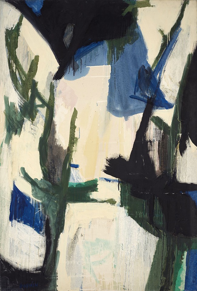 Judith Godwin, Hiko (Flight) | SOLD, 1954
Oil on canvas, 54 x 37 1/4 in. (137.2 x 94.6 cm)
GOD-00105