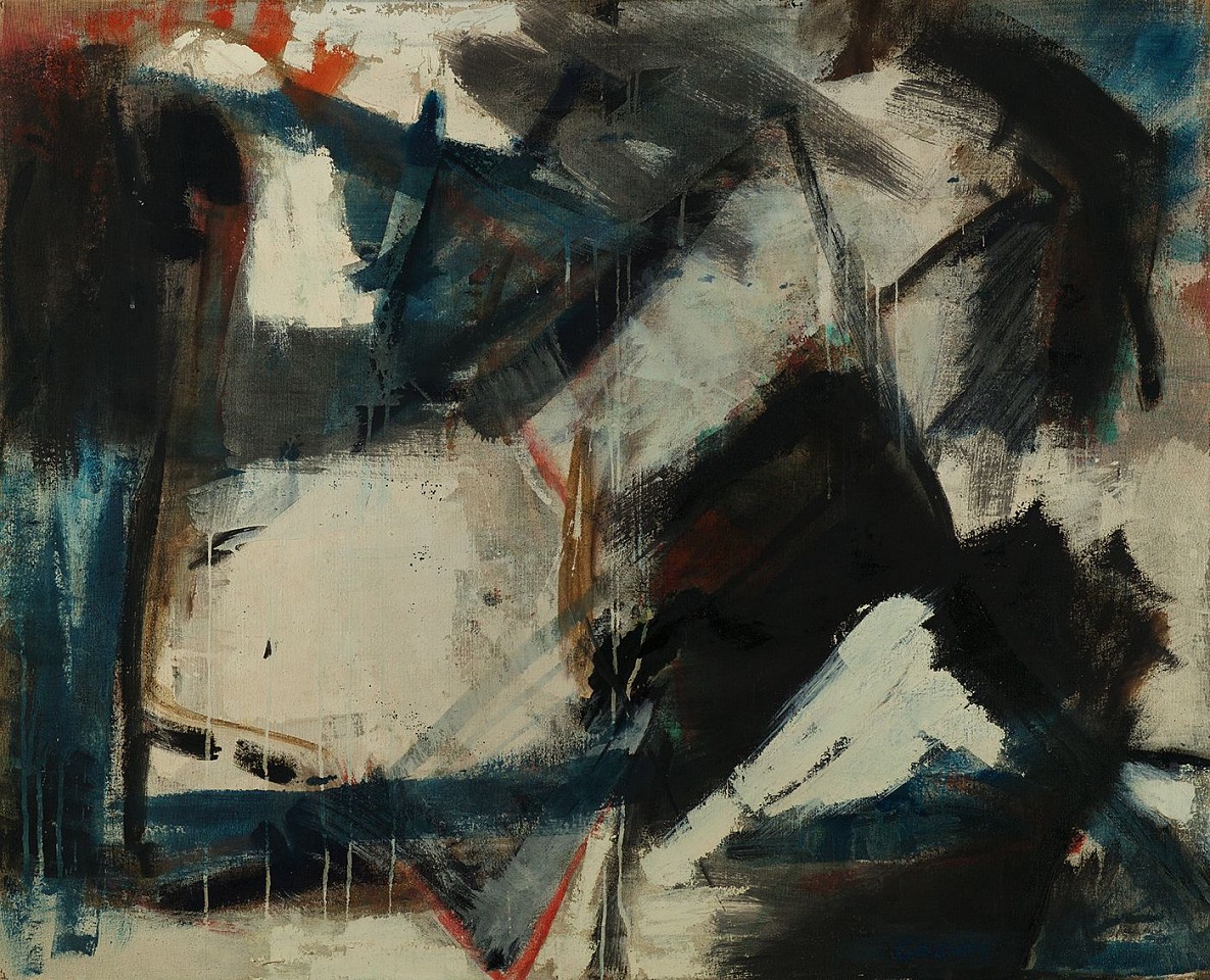 Judith Godwin, Battle Within | SOLD, 1956
Oil on canvas, 33 x 40 in. (83.8 x 101.6 cm)
SOLD
GOD-00025