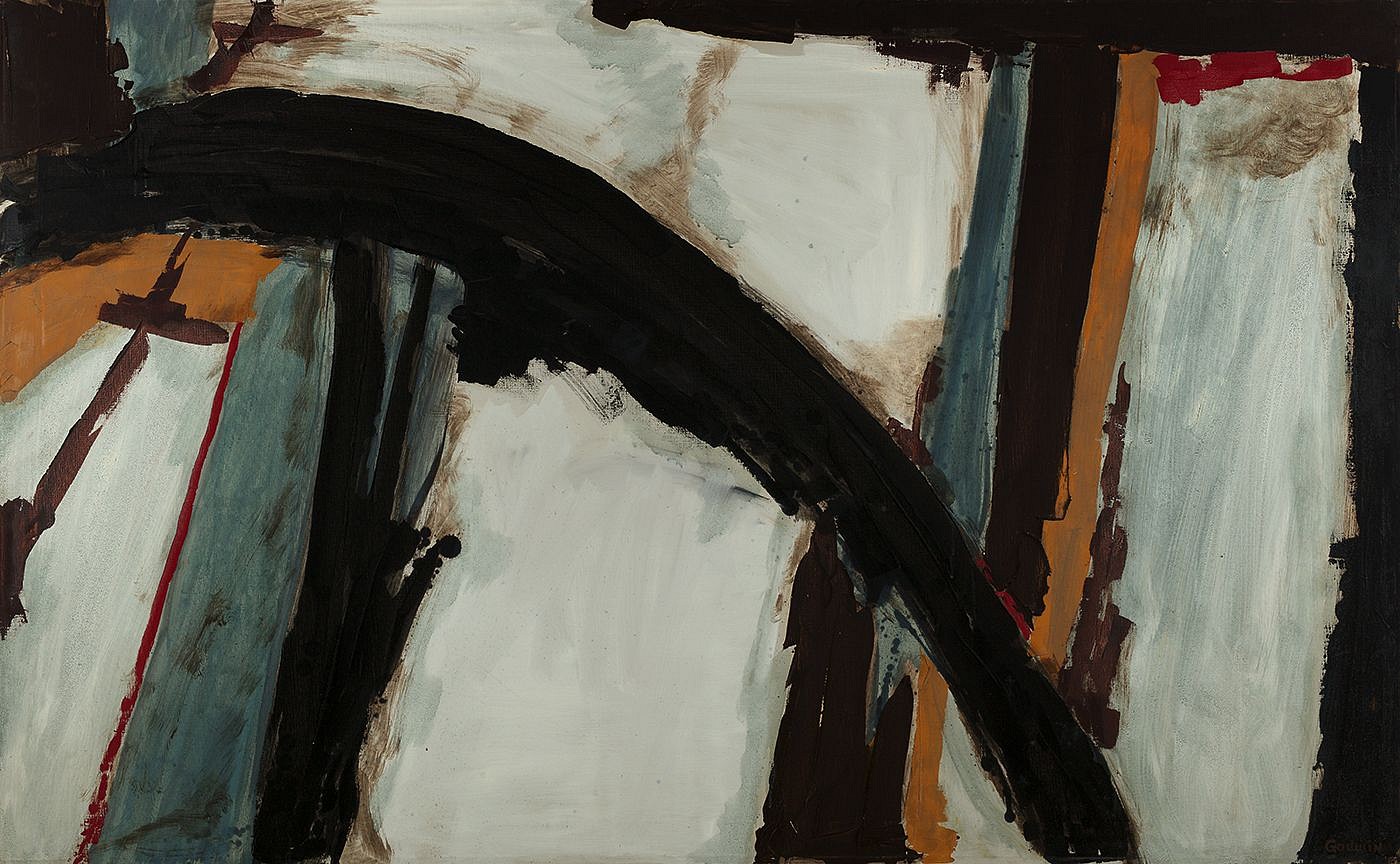Judith Godwin, Bent Steel | SOLD, 1974
Oil on canvas, 42 x 68 in. (106.7 x 172.7 cm)
SOLD
GOD-00014