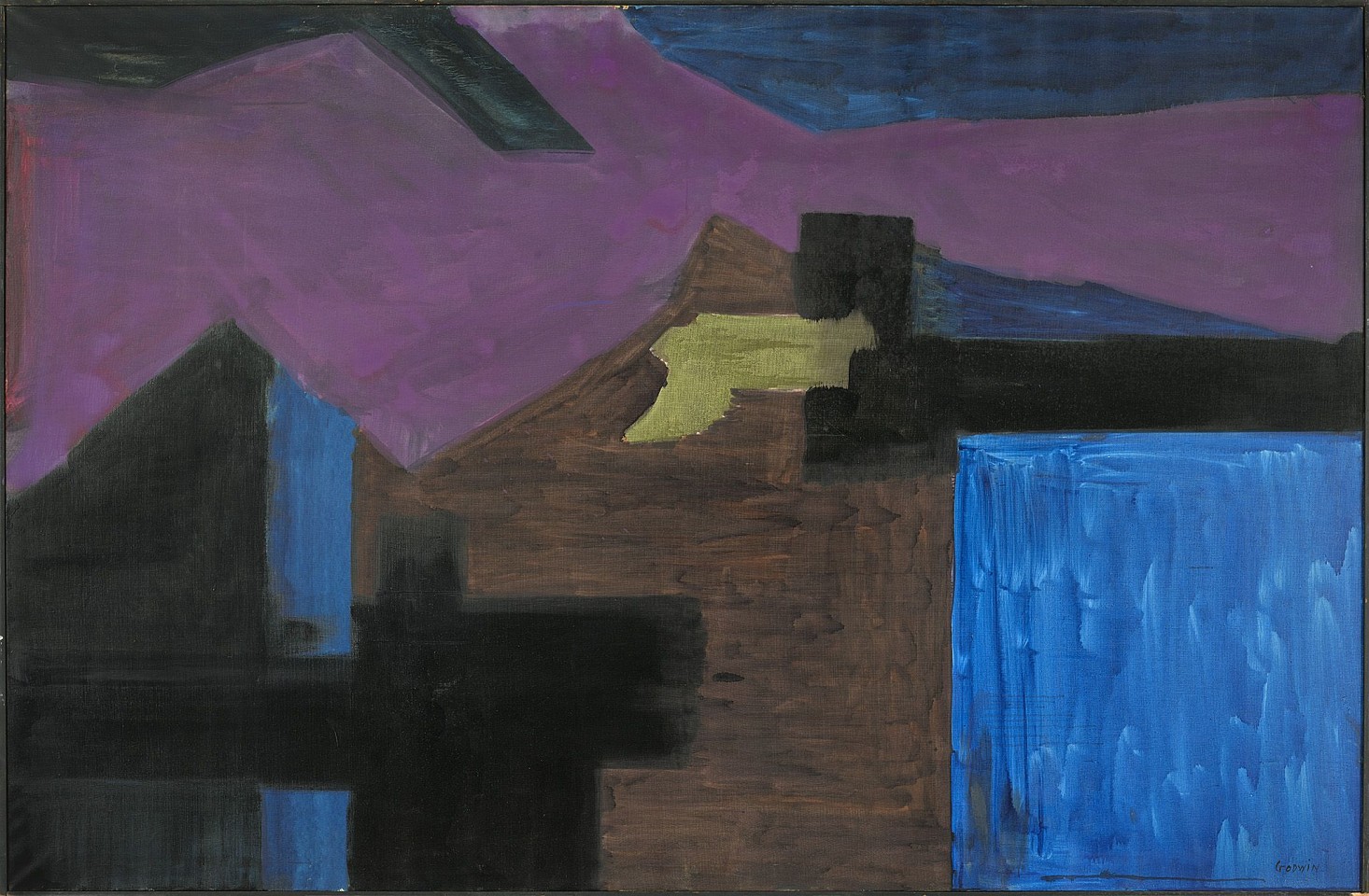 Judith Godwin, Landscape, 1957
Oil on linen, 52 x 80 in. (132.1 x 203.2 cm)
GOD-00128